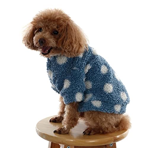 Haustierkleidung Plus Samt Warm Puppy Sweater Pullover Herbst Winter Haustiermantel Zweibeinige Freizeitkleidung Hundeprodukte von DACCU