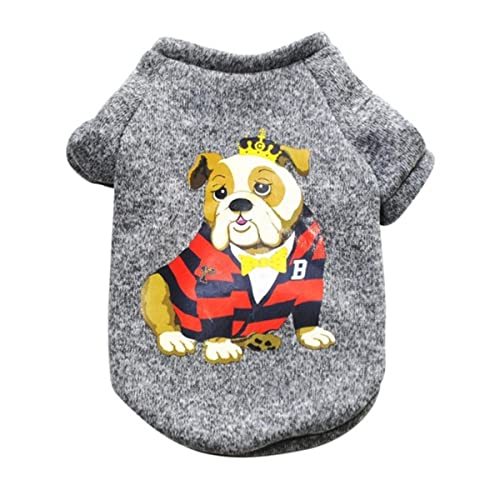 Weicher Hundepullover Haustierkleidung Mantel Stricken Häkeltuch Haustier Casual Outfit für kleine mittelgroße Hunde von DACCU