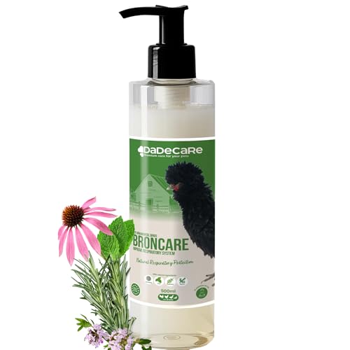 Broncare Atemschutzmittel, 500 ml, mit ADEC - Hühner, Geflügel und Exotik - Ätherische Öle, Immun- und Atemverstärkung - Echinacea, Minze, Thymian und Rosmarin Broncare Atemschutzmittel, 500 ml, mit ADEC - Hühner, Geflügel und Exotik - Ätherische Öle, Immun- und Atemverstärkung - Echinacea, Minze, Thymian und Rosmarin von DADECARE