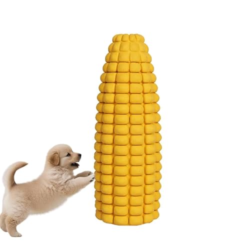 DAFORERAL Biobasiertes Maisgummi Hundespielzeug, langlebiges Kauspielzeug mit Quietsch- und Leckerli-Dosier-Design, natürliches Material für Zahnreinigung und Langeweile DAFORERAL Biobasiertes Maisgummi Hundespielzeug, langlebiges Kauspielzeug mit Quietsch- und Leckerli-Dosier-Design, natürliches Material für Zahnreinigung und Langeweile von DAFORERAL