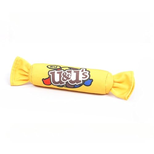 DAFORERAL Candy Katzenminze-Spielzeug für Katzen, knisterndes Kaukissen, Katzenspielzeug mit bunten Drucken und bissfestem Stoff für Kätzchen und erwachsene Katzen (A1) von DAFORERAL