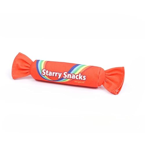 DAFORERAL Candy Katzenminze-Spielzeug für Katzen, knisterndes Kaukissen, Katzenspielzeug mit bunten Drucken und bissfestem Stoff für Kätzchen und erwachsene Katzen (A9) von DAFORERAL