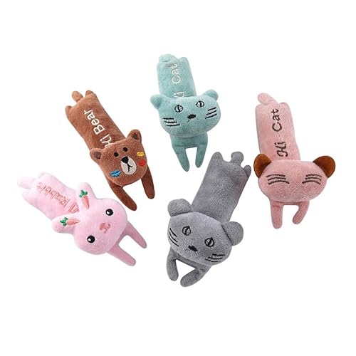 DAFORERAL Crinkle Katzenspielzeug mit Katzenminze - 5 Pack Plüsch Ragdoll Spielzeug für Katzen - Weiches, interaktives & selbstunterhaltsames Katzenkauspielzeug DAFORERAL Crinkle Katzenspielzeug mit Katzenminze - 5 Pack Plüsch Ragdoll Spielzeug für Katzen - Weiches, interaktives & selbstunterhaltsames Katzenkauspielzeug von DAFORERAL