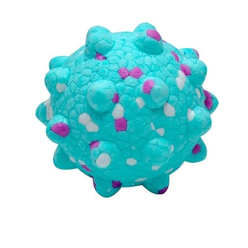 DAFORERAL ETPU Popcorn-Hundespielzeug, Ball, langlebig, kaufest, elastisch, Rugbyball für mittelgroße und große Hunde, interaktives Trainingsspielzeug, erhältlich in 3 Größen (A03,8,5 cm) von DAFORERAL