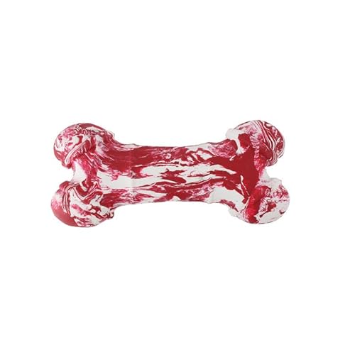 DAFORERAL Hundeknochenspielzeug aus Naturkautschuk mit fleischähnlicher Textur, Kaustab für Zahnreinigung und Training, abbaubare Bambusfaser, langlebig für alle Rassen, interaktiver Spiel-Kauknochen DAFORERAL Hundeknochenspielzeug aus Naturkautschuk mit fleischähnlicher Textur, Kaustab für Zahnreinigung und Training, abbaubare Bambusfaser, langlebig für alle Rassen, interaktiver Spiel-Kauknochen von DAFORERAL