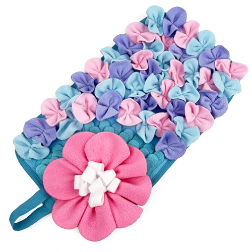 DAFORERAL Interaktive Fütterungsmatte für Kleintiere, lustige blumenförmige süße Schnüffelmatte für Kaninchen, Meerschweinchen, Igel und kleine Hunde, stimuliert den natürlichen Futterinstinkt (Rosa) DAFORERAL Interaktive Fütterungsmatte für Kleintiere, lustige blumenförmige süße Schnüffelmatte für Kaninchen, Meerschweinchen, Igel und kleine Hunde, stimuliert den natürlichen Futterinstinkt (Rosa) von DAFORERAL