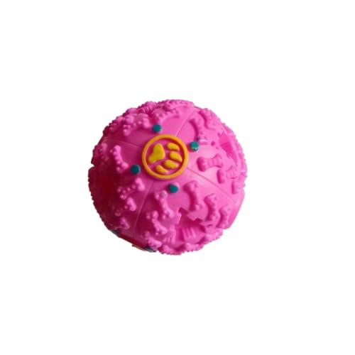 DAFORERAL Interaktiver Hunde-Kauspielzeugball mit Leckerli-Spender – langlebiges, quietschendes, zahnreinigendes Design für alle Rassen – geometrisches Muster, Kunststoff, keine Batterien erforderlich DAFORERAL Interaktiver Hunde-Kauspielzeugball mit Leckerli-Spender – langlebiges, quietschendes, zahnreinigendes Design für alle Rassen – geometrisches Muster, Kunststoff, keine Batterien erforderlich von DAFORERAL