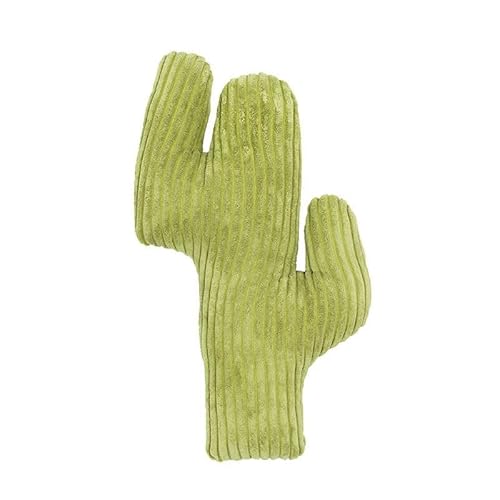DAFORERAL Kaktus-Katzenminze-Spielzeug – Plüsch-Kauspielzeug, selbstunterhaltsam, langlebig und zahnreinigend, interaktives Spiel für Katzen (Avocadogrün, groß (26 x 46 cm) von DAFORERAL