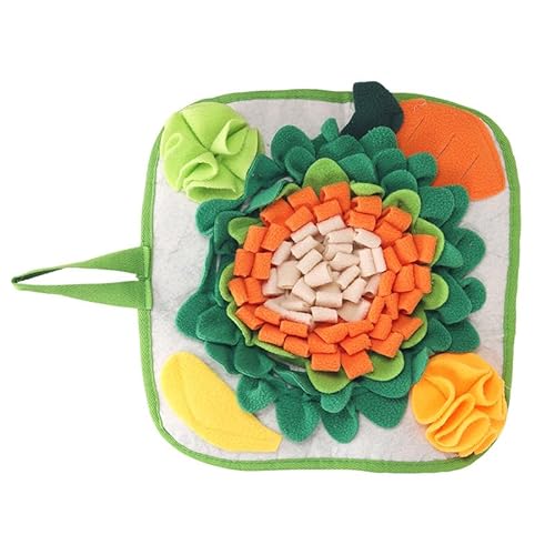 DAFORERAL Kaninchen Schnüffelmatte, Futterunterlage für Meerschweinchen, Hamster, Katzen, Hunde, Fleece-Anreicherungsspielzeug mit rutschfester wasserdichter Unterseite, versteckt Leckerlis und DAFORERAL Kaninchen Schnüffelmatte, Futterunterlage für Meerschweinchen, Hamster, Katzen, Hunde, Fleece-Anreicherungsspielzeug mit rutschfester wasserdichter Unterseite, versteckt Leckerlis und von DAFORERAL