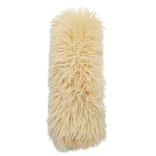 DAFORERAL Katzenminze-Kicker-Spielzeug, Plüsch-Wrestle-Kissen-Spielzeug mit Knistergeräusch für Katzen zum Beißen und Umarmen, 30 x 10 cm lang, weiches Katzenkaukissen (Gelb) von DAFORERAL