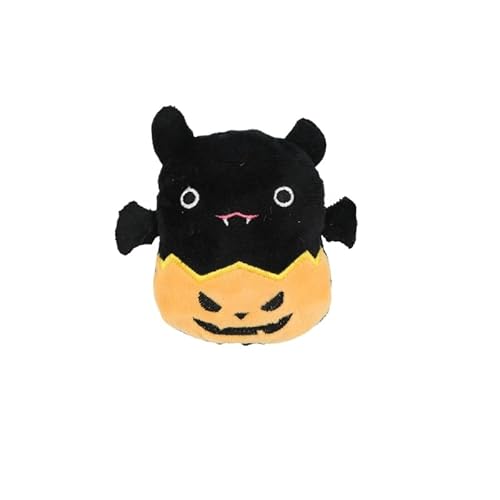 DAFORERAL Katzenminze Plüschtiere mit Halloween-Thema, 2er-Pack, niedliches Teufel-Design für Katzen, weich und langlebig zum Beißen, Kauen und Treten (Kürbis kleiner Teufel) von DAFORERAL
