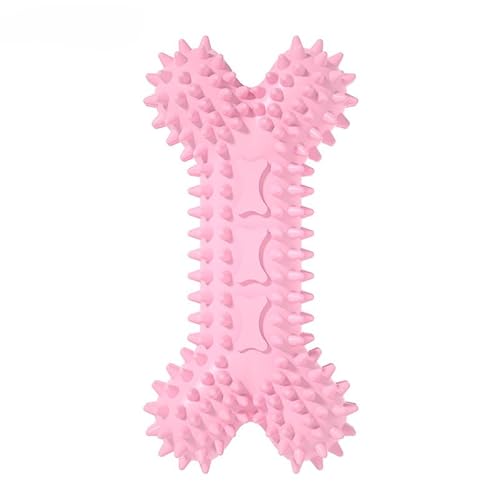 DAFORERAL Kauspielzeug für Hunde mit TPR-Knochen, langlebiges geflochtenes Baumwollknotenspielzeug für Hunde, interaktives Zahnen und Zerrspiel für Welpen und kleine Rassen (rosa Einzelknochenschädel) DAFORERAL Kauspielzeug für Hunde mit TPR-Knochen, langlebiges geflochtenes Baumwollknotenspielzeug für Hunde, interaktives Zahnen und Zerrspiel für Welpen und kleine Rassen (rosa Einzelknochenschädel) von DAFORERAL