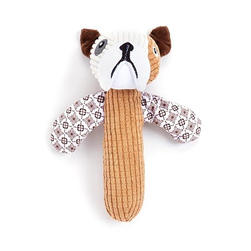 DAFORERAL Langes Tierförmiges Plüsch-Haustierspielzeug mit Knister- und Quietschgeräuschen, weiches Ananas-Fleece-Kauspielzeug für Katzen und Hunde, langlebiges und kuscheliges Kickspielzeug (Welpe) DAFORERAL Langes Tierförmiges Plüsch-Haustierspielzeug mit Knister- und Quietschgeräuschen, weiches Ananas-Fleece-Kauspielzeug für Katzen und Hunde, langlebiges und kuscheliges Kickspielzeug (Welpe) von DAFORERAL