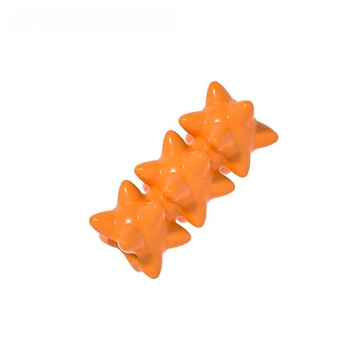 DAFORERAL Langlebiges Kauspielzeug-Set für Hunde, TPR-Holz-Kunststoff-Knochen und Ball, Kombination aus Quietschknochen und Ball, interaktives Zahnreinigungsspielzeug für aggressive Kauer (A10) von DAFORERAL