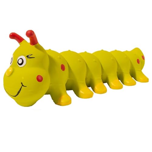 DAFORERAL Latex Hundespielzeug, Interaktives Quietschendes Raupenspielzeug für mittelgroße große Hunde, Stressabbau, langlebiges Kauspielzeug für Spielzeit und Training DAFORERAL Latex Hundespielzeug, Interaktives Quietschendes Raupenspielzeug für mittelgroße große Hunde, Stressabbau, langlebiges Kauspielzeug für Spielzeit und Training von DAFORERAL