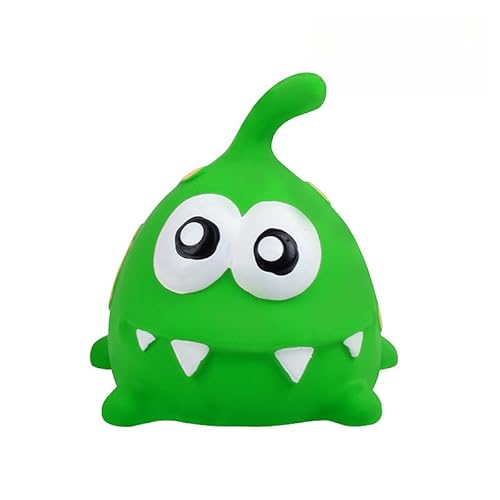 DAFORERAL Latex-Kauspielzeug für Hunde, quietschendes Froschspielzeug für Hunde, langlebig, Zahnpflege, Trainingsbegleiter, waschbar, Latex-Haustierspielzeug, 10 cm (C) von DAFORERAL