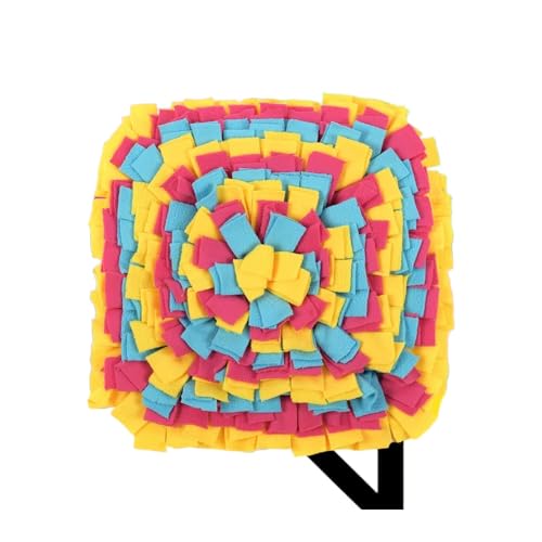 DAFORERAL Mini-Schnüffelmatte für kleine Haustiere, interaktives Nasenarbeitsspielzeug für Kaninchen, Hamster, Hunde, lustiges Futterpad für Langeweile und Energiefreisetzung (A01) von DAFORERAL