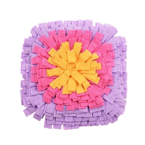 DAFORERAL Mini-Schnüffelmatte für kleine Haustiere, interaktives Nasenarbeitsspielzeug für Kaninchen, Hamster, Hunde, lustiges Futterpad für Langeweile und Energiefreisetzung (A10) von DAFORERAL