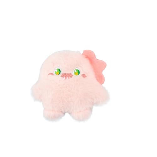 DAFORERAL Monsterform Katzenminze Plüschtier, Interaktives Katzenkauspielzeug, langlebig, kratzfest, Haustierbedarf für Katzen Spielzeit und Selbstunterhaltung (Rosa) von DAFORERAL