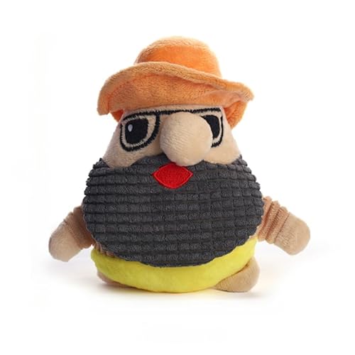 DAFORERAL Piratenkapitän, Plüsch-Kauspielzeug, langlebig, quietschender Begleiter für Langeweile und Zahnspiel, interaktives Geschenk, 17 × 11 cm, Beige DAFORERAL Piratenkapitän, Plüsch-Kauspielzeug, langlebig, quietschender Begleiter für Langeweile und Zahnspiel, interaktives Geschenk, 17 × 11 cm, Beige von DAFORERAL