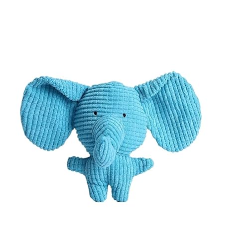 DAFORERAL Quietschendes Haustierspielzeug aus Plüsch, niedliches Tier-Design, Hunde- und Katzenspielzeug, weiches und langlebiges Kauspielzeug für interaktives Spielen und Selbstunterhaltung (Elefant) DAFORERAL Quietschendes Haustierspielzeug aus Plüsch, niedliches Tier-Design, Hunde- und Katzenspielzeug, weiches und langlebiges Kauspielzeug für interaktives Spielen und Selbstunterhaltung (Elefant) von DAFORERAL