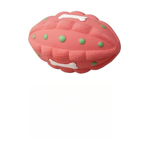 DAFORERAL Quietschendes Hundespielzeug aus Latex, Fruchtballförmiges Kauspielzeug für kleine und mittelgroße Hunde mit weicher Textur für Zahnreinigung und interaktives Spielen (Sternfrucht) von DAFORERAL