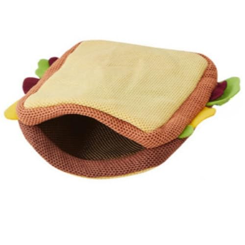 DAFORERAL Snuffle Hundespielzeug für Leckerli-Spender, Candy Series Puzzle Spielzeug für Hunde mit Mesh & Oxford Stoff, Mentale Stimulation und Nasenarbeitstraining (Sandwich) von DAFORERAL