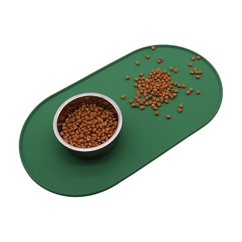 Futternapf-Matte für Hunde und Katzen, wasserdicht, Silikon, rutschfeste Hundematte für Näpfe Futternapf-Matte für Hunde und Katzen, wasserdicht, Silikon, rutschfeste Hundematte für Näpfe von DAFORERAL