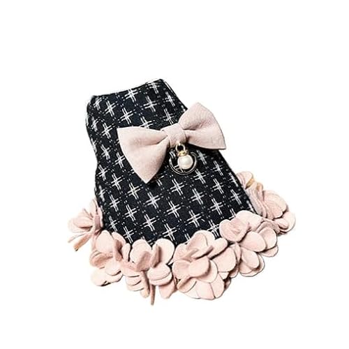 Haustierkleid für Kaninchen und Kleintiere, weich, atmungsaktiv, Blumenrock für Holland-Lops, Meerschweinchen, Zwergkaninchen, Katzen (Rosa, L) von DAFORERAL
