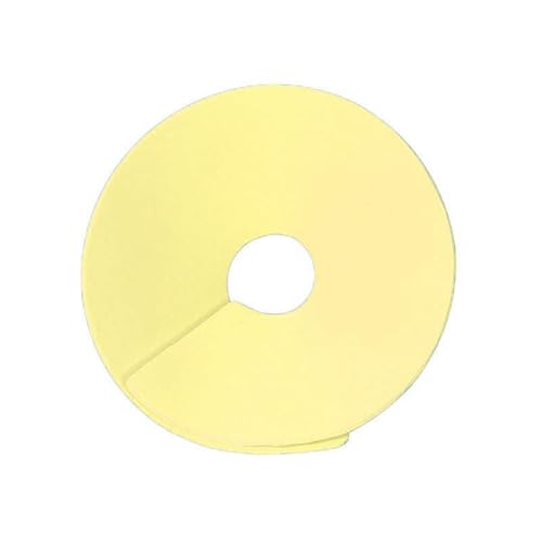 Papageien & kleine Haustiere Genesungshalsband, verstellbares elisabethanisches Halsband für Vögel, Hamster, Kaninchen, Anti-Biss & Anti-Picking-Federschutz (XS, Gelb) von DAFORERAL