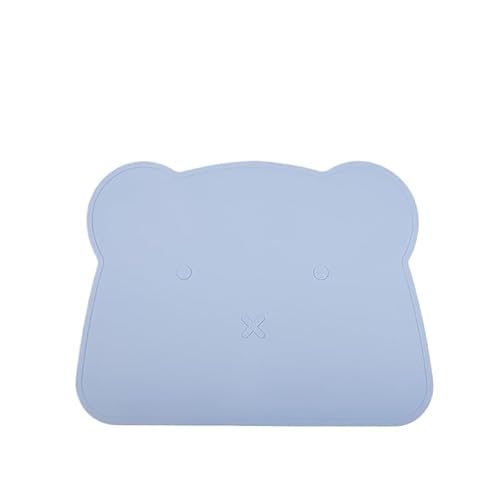 Silikon-Haustier-Futtermatte für Katzen und Hunde, rutschfest, wasserdicht, Bärenform, leicht zu reinigen, 40 x 30 cm, weich, langlebig, Blau Silikon-Haustier-Futtermatte für Katzen und Hunde, rutschfest, wasserdicht, Bärenform, leicht zu reinigen, 40 x 30 cm, weich, langlebig, Blau von DAFORERAL