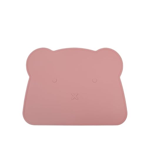 Silikon-Haustier-Futtermatte für Katzen und Hunde, rutschfest, wasserdicht, Bärenform, leicht zu reinigen, 40 x 30 cm, weich, langlebig, Rot Silikon-Haustier-Futtermatte für Katzen und Hunde, rutschfest, wasserdicht, Bärenform, leicht zu reinigen, 40 x 30 cm, weich, langlebig, Rot von DAFORERAL