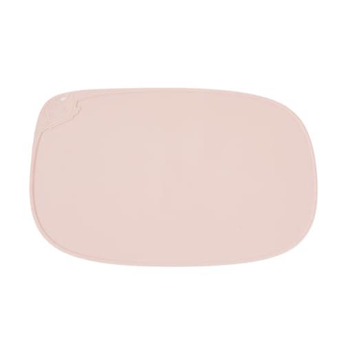 Wasserdichte Haustier-Futtermatte, rutschfeste Futtermatte für Katzen und Hunde, große Größe, Futternapf-Platzset, kratzfest, wiederverwendbar, 46,5 × 29 cm (Rosa) von DAFORERAL