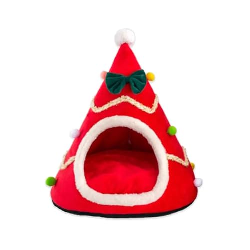 Weihnachtsbett Hund Zelt Haus Matte Haustier Selbstwärmend 2 in 1 x Höhle Niedlich Sofa Versteck Hütte Hund Grün Kätzchen Für Kleine Vorräte Weihnachtsbett Hund Zelt Haus Matte Haustier Selbstwärmend 2 in 1 x Höhle Niedlich Sofa Versteck Hütte Hund Grün Kätzchen Für Kleine Vorräte von DAGESVGI