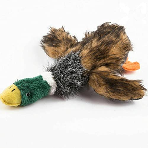 DAGIJIRD Lustiges Kauspielzeug mit Quietsch-Ente für Hunde, Welpen, Plüsch, Stockente, Kauspielzeug DAGIJIRD Lustiges Kauspielzeug mit Quietsch-Ente für Hunde, Welpen, Plüsch, Stockente, Kauspielzeug von DAGIJIRD