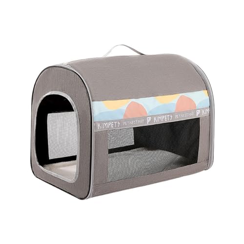 Katzenhöhlenbett, Waschbares Hundebett, Warmes Und Gemütliches Plüschkatzen-Iglu, Faltbares Komfortables Haustier-Katzenhaus, Haustierbett Mit Rutschfestem Boden Katzenhöhlenbett, Waschbares Hundebett, Warmes Und Gemütliches Plüschkatzen-Iglu, Faltbares Komfortables Haustier-Katzenhaus, Haustierbett Mit Rutschfestem Boden von DAGIN