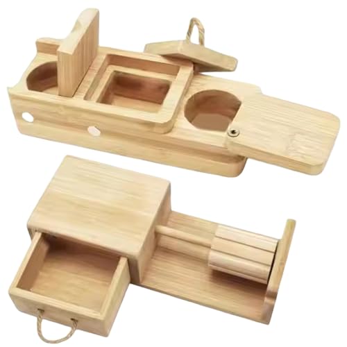Hamsterspielzeug, interaktives Holzspielzeug für Meerschweinchen, Futtersuchspiel für Kleintiere, für Meerschweinchen, Hamster, Ratten, Chinchillas, Igel, Kaninchenspielzeug, Futtersuchspielzeug Hamsterspielzeug, interaktives Holzspielzeug für Meerschweinchen, Futtersuchspiel für Kleintiere, für Meerschweinchen, Hamster, Ratten, Chinchillas, Igel, Kaninchenspielzeug, Futtersuchspielzeug von DAGLLGEW