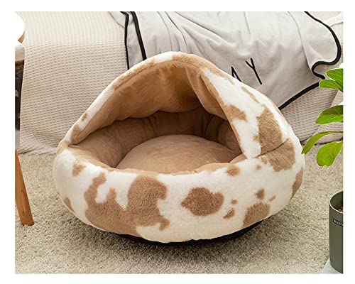 DAIHAN Halb umgeben Katzenkissenbett Katzenbett mit Kapuze, Katzenhöhle Plüsch Rundes Donut-Haustierbett Tierbett Hundebett Warm Flauschiges Cave Kuscheliger Schlafsack rutschfeste Innenschlafbett DAIHAN Halb umgeben Katzenkissenbett Katzenbett mit Kapuze, Katzenhöhle Plüsch Rundes Donut-Haustierbett Tierbett Hundebett Warm Flauschiges Cave Kuscheliger Schlafsack rutschfeste Innenschlafbett von DAIHAN