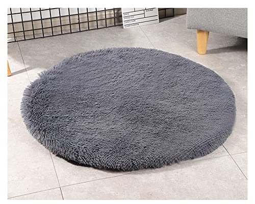 DAIHAN Weiche und Warme Flauschig Hundematten,Haustierdecken Katzenmatten Plüsch Runde Hundedecke Haustierdecke Katzendecke Kissenauflage Schlafmatte Haustiermatte für Kiste DunkelGrau 100cm DAIHAN Weiche und Warme Flauschig Hundematten,Haustierdecken Katzenmatten Plüsch Runde Hundedecke Haustierdecke Katzendecke Kissenauflage Schlafmatte Haustiermatte für Kiste DunkelGrau 100cm von DAIHAN