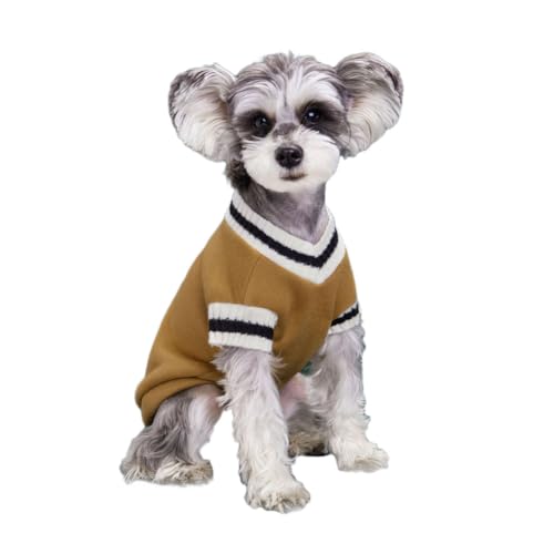 Hund Pullover für Katzen Hunde Pullis Sweater Chihuahua Kleidung Bulldogge Hundepullover Strick Pullover Strickmantel Haustier Pullover Haustier Kleidung Herbst Winter Strickpullover,Kaffee,L Hund Pullover für Katzen Hunde Pullis Sweater Chihuahua Kleidung Bulldogge Hundepullover Strick Pullover Strickmantel Haustier Pullover Haustier Kleidung Herbst Winter Strickpullover,Kaffee,L von DAIHAN