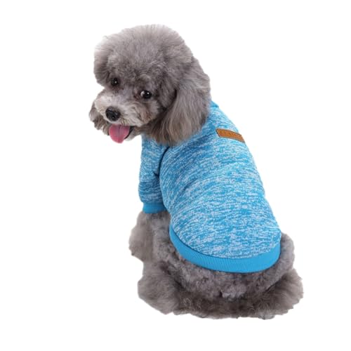 Hunde Pullis,Haustier Pullover,Haustierkleidung Katze,Sweater Hunde, Ultra weiche thermische Winter warme Welpen Sweatshirt,Strickpullover Kleidung,Blau,XXL Hunde Pullis,Haustier Pullover,Haustierkleidung Katze,Sweater Hunde, Ultra weiche thermische Winter warme Welpen Sweatshirt,Strickpullover Kleidung,Blau,XXL von DAIHAN