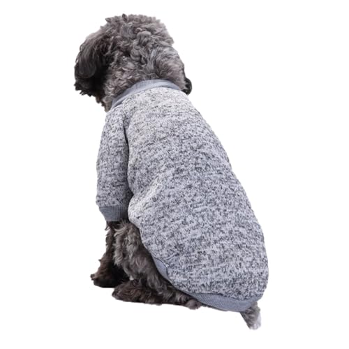 Hunde Pullis,Haustier Pullover,Haustierkleidung Katze,Sweater Hunde, Ultra weiche thermische Winter warme Welpen Sweatshirt,Strickpullover Kleidung,Grau,XXL Hunde Pullis,Haustier Pullover,Haustierkleidung Katze,Sweater Hunde, Ultra weiche thermische Winter warme Welpen Sweatshirt,Strickpullover Kleidung,Grau,XXL von DAIHAN