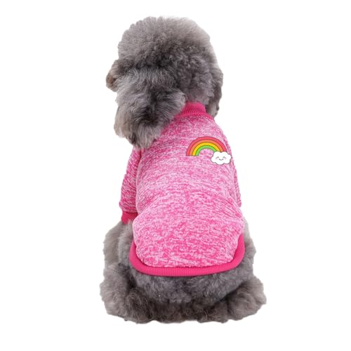 Hunde Pullis,Haustier Pullover,Haustierkleidung Katze,Sweater Hunde, Ultra weiche thermische Winter warme Welpen Sweatshirt,Strickpullover Kleidung,Rose2,S Hunde Pullis,Haustier Pullover,Haustierkleidung Katze,Sweater Hunde, Ultra weiche thermische Winter warme Welpen Sweatshirt,Strickpullover Kleidung,Rose2,S von DAIHAN