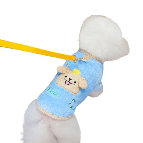 Hundekleidung Kleine Hunde Plüsch Pullover Wintermantel Hundepullover Haustier-Sweatshirt Haustierpullover Geeignet Für Kätzchen und Welpen,Blau,L Hundekleidung Kleine Hunde Plüsch Pullover Wintermantel Hundepullover Haustier-Sweatshirt Haustierpullover Geeignet Für Kätzchen und Welpen,Blau,L von DAIHAN