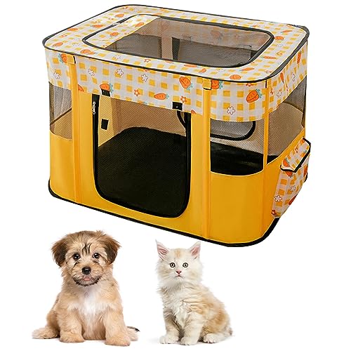 Faltbarer tragbarer Haustier-/Hunde-Laufstall mit faltbarer Schüssel, Haustier-Übungsgehege, Zelte, Hundehütte, Spielplatz für Welpen, Hunde/Kätzchen, Katze, drinnen und draußen, Reisen, Camping, 70 x Faltbarer tragbarer Haustier-/Hunde-Laufstall mit faltbarer Schüssel, Haustier-Übungsgehege, Zelte, Hundehütte, Spielplatz für Welpen, Hunde/Kätzchen, Katze, drinnen und draußen, Reisen, Camping, 70 x von DAILJMON