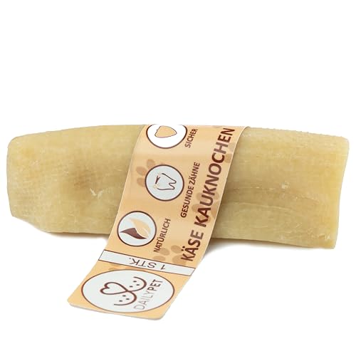 DAILY PET Kaukäse für Hunde - Käseknochen - Natürliche Käse Kauknochen für Hunde - Zahnpflege Hund - Kaustangen - Hundeleckerli - Hundesnack - Gesunde Snacks - Kausnack - 1 Stück - Größe S DAILY PET Kaukäse für Hunde - Käseknochen - Natürliche Käse Kauknochen für Hunde - Zahnpflege Hund - Kaustangen - Hundeleckerli - Hundesnack - Gesunde Snacks - Kausnack - 1 Stück - Größe S von DAILY PET