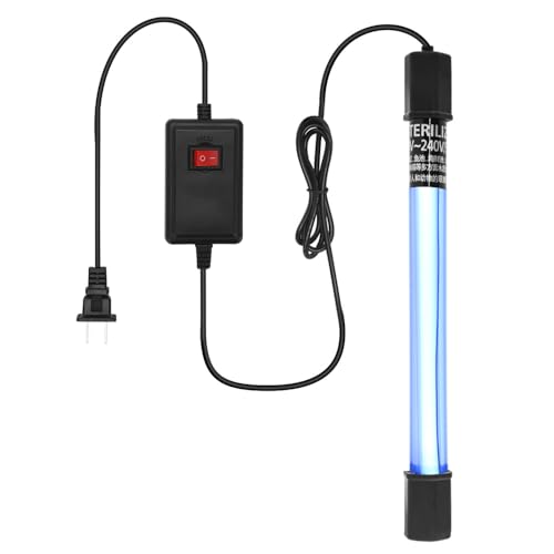 DAJASD Aquarium UV Sterilisator Licht, 11W UV Klärer Aquarium mit Timer, Aquarium Sterilisator Licht, Zuhause UV Sterilisator Lampe, Bakterien-Killer UV Lampe für Reinigung Von Aquarien Aquarium Pools von DAJASD
