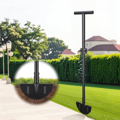 DAKEPOLE Rasenkantenschneider, 91 cm Halbmond-Form Manueller Rasenkantenstecher, Robuster SägezahnEinfahrt Gehweg Blumenbeet Gartengestaltungswerkzeug für Grasabgrenzungen, T-Griff, Langer Stiel DAKEPOLE Rasenkantenschneider, 91 cm Halbmond-Form Manueller Rasenkantenstecher, Robuster SägezahnEinfahrt Gehweg Blumenbeet Gartengestaltungswerkzeug für Grasabgrenzungen, T-Griff, Langer Stiel von DAKEPOLE
