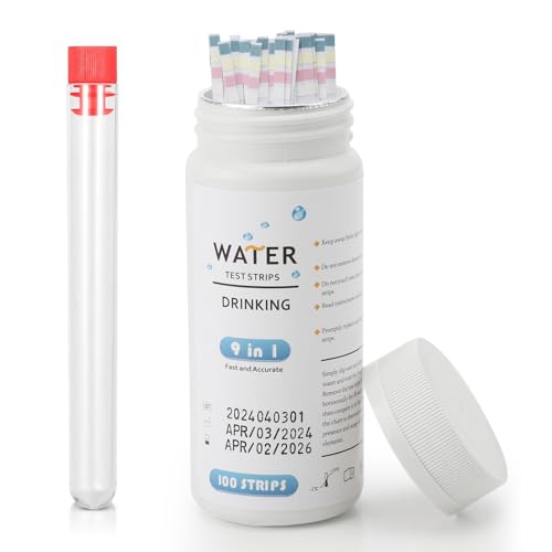 100 Stück 9 in 1 Teststreifen Aquarium Wassertest, Streifen Aquarium Test Set zum Testen von Eisen Kupfer Nitrat Nitrit Chlor Gesamthärte Gesamtalkalität Karbonat pH Zur Prüfung der Wasserqualität 100 Stück 9 in 1 Teststreifen Aquarium Wassertest, Streifen Aquarium Test Set zum Testen von Eisen Kupfer Nitrat Nitrit Chlor Gesamthärte Gesamtalkalität Karbonat pH Zur Prüfung der Wasserqualität von DAKLUNAR