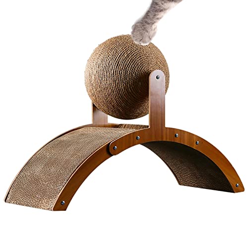 Kratzbaum für Katzen, Bogen, vertikal, hoch, Katzen-Möbel in Brückenform, kann von zwei Katzen verwendet werden, moderner Katzenkratzer, Katzenmöbel für Innen- und Katzenmöbel Kratzbaum für Katzen, Bogen, vertikal, hoch, Katzen-Möbel in Brückenform, kann von zwei Katzen verwendet werden, moderner Katzenkratzer, Katzenmöbel für Innen- und Katzenmöbel von DALIAN